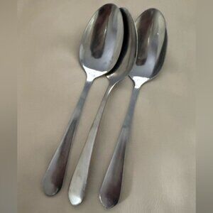 Elegant Steel Dining Spoons Set